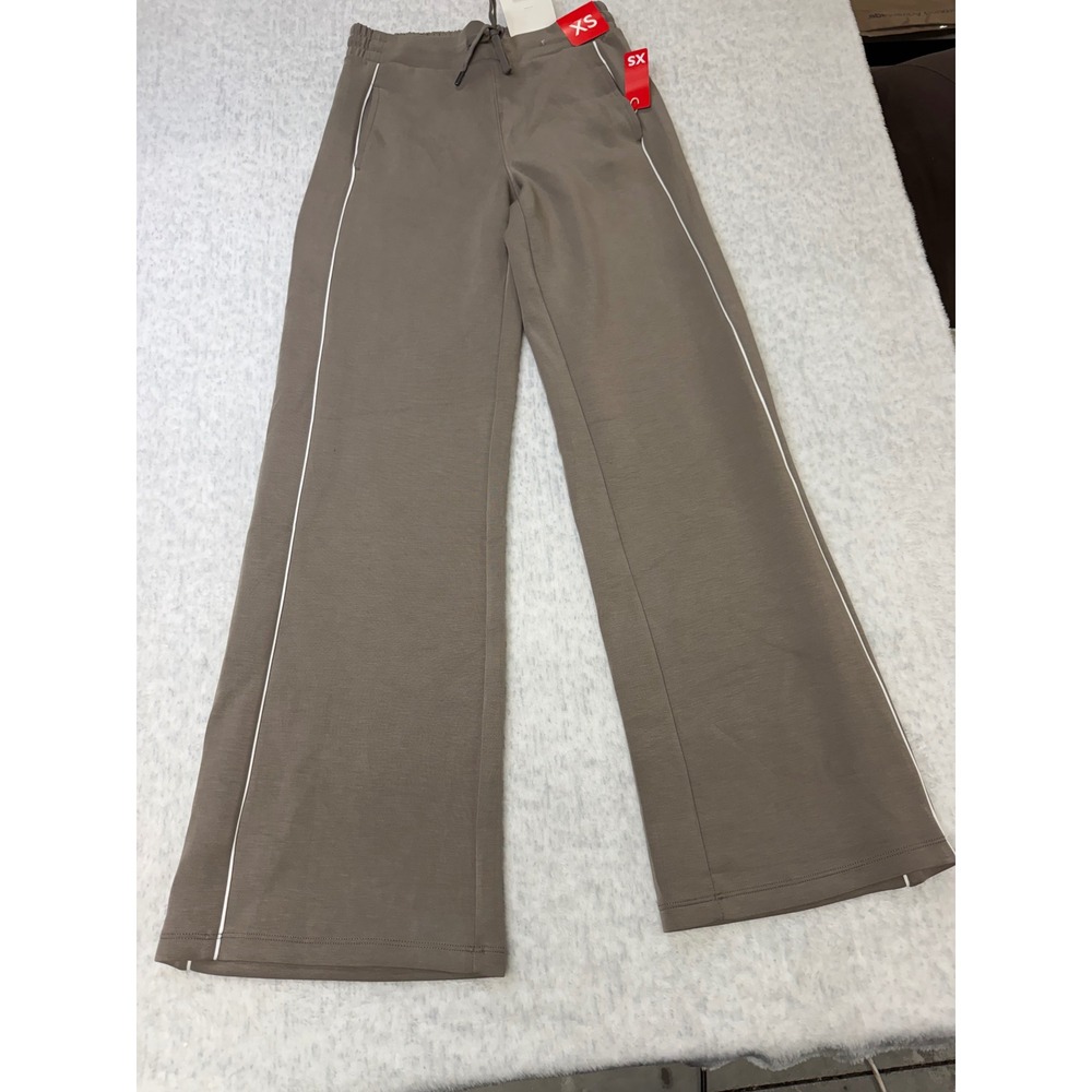 Member's Mark Womens Sandwash Wide Leg Pant Taupe Brown XS New‎ With Tags